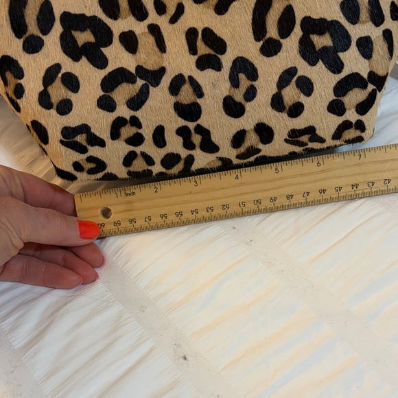 Chico's Leopard Print mini bag in Black and Tan - Picture 4 of 8